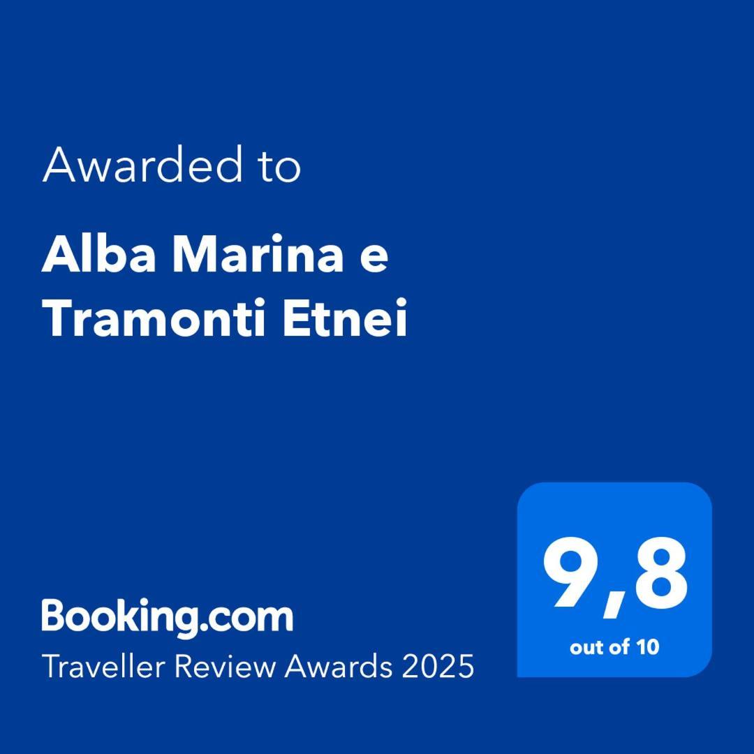 リポストAlba Marina E Tramonti Etneiアパートメント エクステリア 写真